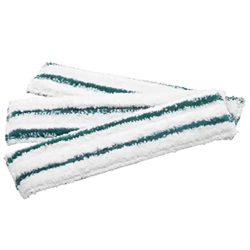 vhbw 3x Wischtuch Parkett kompatibel mit Thomas Pet & Family Aqua+, SUPER 30 S, SUPER 30 S Aquafilter Staubsauger - Mikrofaser-Pad