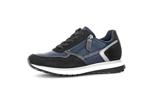 Gabor Damen Low-Top Sneaker - Komfortable Halbschuhe für Freizeit und Sport - Damen-Sneaker mit komfortabler Mehrweite (H) und hochwertigem Leder-Innenmaterial. Ideal für aktive Freizeitgestaltung und sportliche Looks.