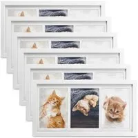 Produktbild Bomoe Galeria Bilderrahmen Set 3 Bilder 10x15cm Weiß