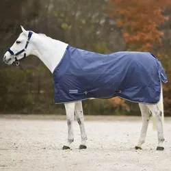 Waldhausen Regendecke Economic - Grau - Wasserdichte Regendecke aus 420 Denier Polyester, perfekt für Schutz und Komfort bei jedem Wetter. Ideal für Reit- und Pferdebedarf, sorgt für Wohlbefinden auch bei Regen.