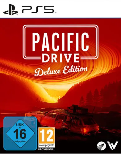 Astragon Pacific Drive: Deluxe Edition für PlayStation 5 - Konsolen-Spiel mit packendem Survival-Gameplay, entdecke die gefährliche Olympic Exclusion Zone und verbessere dein Auto für spannende Abenteuer.