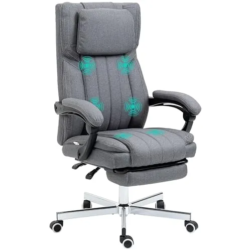 Vinsetto Bürostuhl mit Massagefunktion