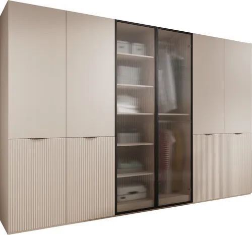 MOEBLO Drehtürenschrank Minewra 300 in beige von MOEBLO