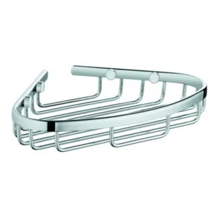GROHE BauCosmopolitan Ablagekorb, Metall, chrom (40664001) - Zubehör & Accessoires – Eleganter Seifenkorb mit modernem Design, ideal für eine stilvolle und funktionale Badezimmergestaltung.