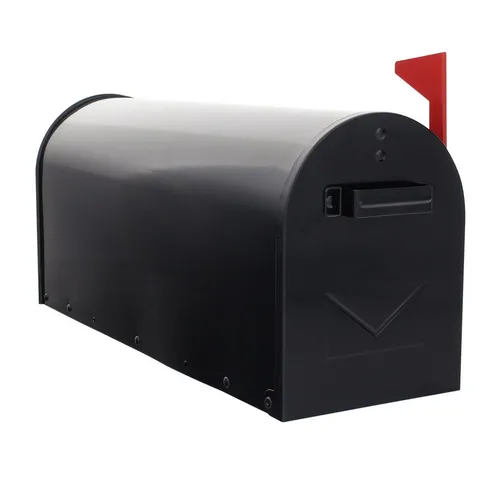 Profirst Amerikanischer Briefkasten Mail PM 630 Mailbox (Schwarz, Stahl)