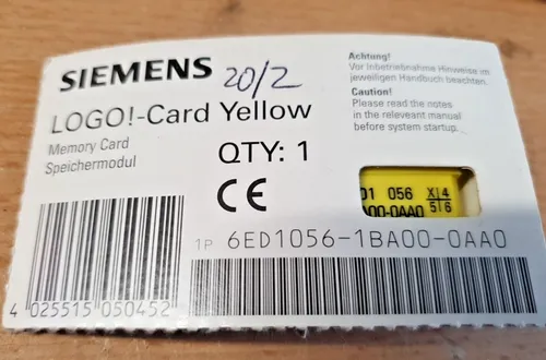 Siemens SIMATIC PP Speichermodul 6ED1056-1BA00-0AA0 von Siemens