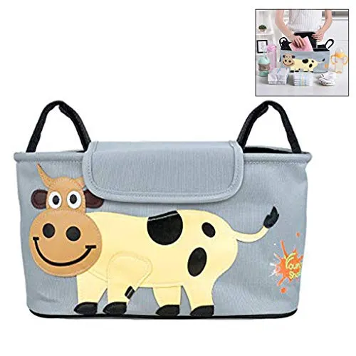 XLKJ Kinderwagen Organizer, Kinder Buggy Tasche Stroller Organizer, Multifunktion Aufbewahrungstasche Stroller Organizer, Baby Wickeltasche Kinderwagen