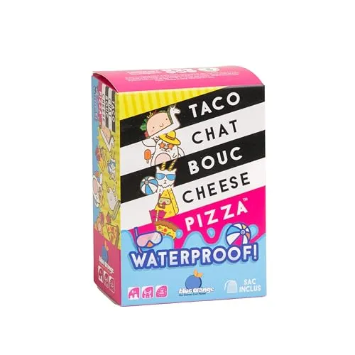 Taco Cat Waterproof – Gesellschaftsspiel, ideal für Spaß mit der Familie oder mit Freunden am Abend – schnelle Atmosphäre – Karten – für 2 bis 8 Spieler – ab 8 Jahren