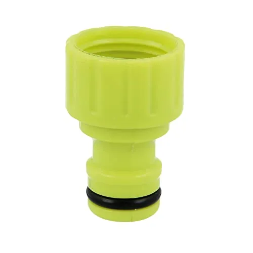 Amig Adapter für Wasserhahnanschluss mit Schlauch | 1/2 Zoll | schnelle und einfache Verbindung für Gartenwasserschläuche | ABS-Kunststoff | Pistaziengrün