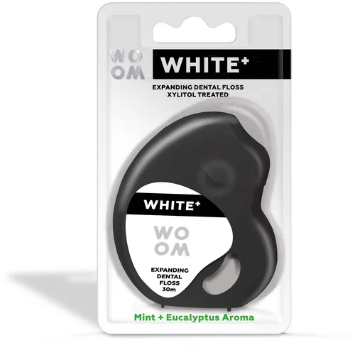 WOOM SIA Woom Zahnseide Expanding Dental Floss 30 m: White+