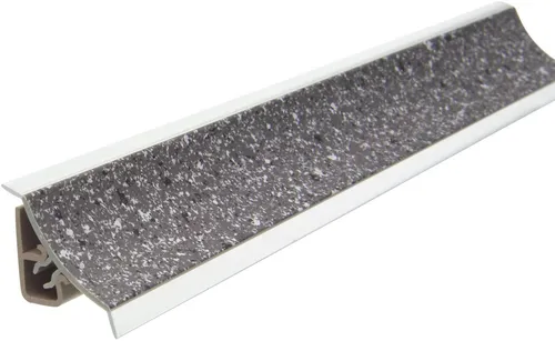 Primo Wandanschlussleiste 260 cm, 23 x 25 mm, Stein von Primo