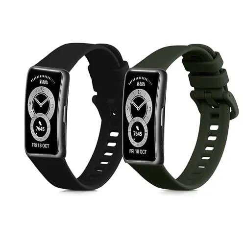 kwmobile 2x Uhrenarmband für Huawei Band 10/9 / 8 Armband