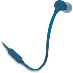 JBL Tune 110 In-Ear Kopfhörer - Pure Bass Sound, Blau - Erleben Sie den legendären JBL Pure Bass Sound mit den JBL Tune 110 In-Ear Kopfhörern. Ideal für Musikliebhaber, die auch unterwegs satten Klang und Komfort schätzen. Mit verwicklungsfreiem Kabel und 1-Tasten-Fernbedienung für einfache Bedienung.