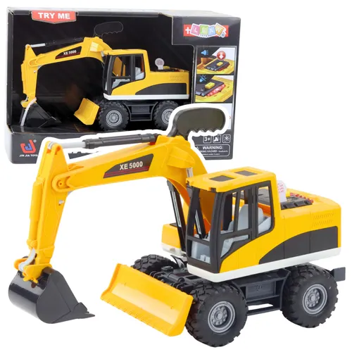 Bau Bagger Bulldozer bewegliche Schwenkschaufel Kabine Lichter Sounds