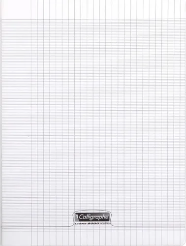 Calligraphe Cahier 8000 POLYPRO, 210 x 297 mm, incolore