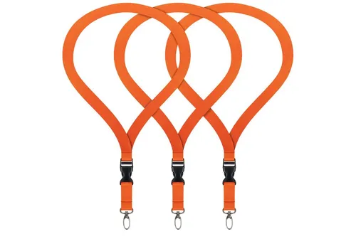 WEBBOMB Schlüsselanhänger 3x Lanyard unbedruckt Schlüsselbänder Schlüsselband Umhängeband 20 mm