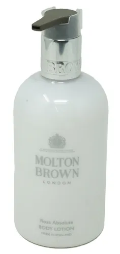 Molton Brown Rosa Absolute Body Lotion 300 ml - Luxuriöse Bodylotion mit dem verführerischen Duft von schwarzer Rose, zieht schnell ein und spendet intensive Feuchtigkeit für normale bis trockene Haut.