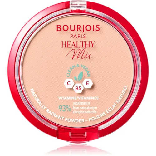 Bourjois Healthy Mix mattierendes Puder für ein strahlendes Aussehen der Haut Farbton 03 Rose Beige 10 g