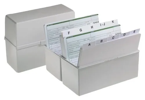 EICHNER Handkarteikasten A5 quer Karteibox für Karteikarten