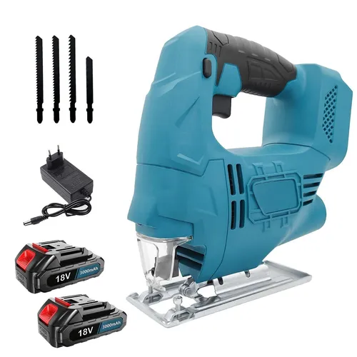 Makita DJV184Z Akku-Pendelhubstichsäge 18V - Sägen – bürstenloser Motor für längere Akku-Laufzeit und LED-Licht für optimale Sichtbarkeit beim Arbeiten.