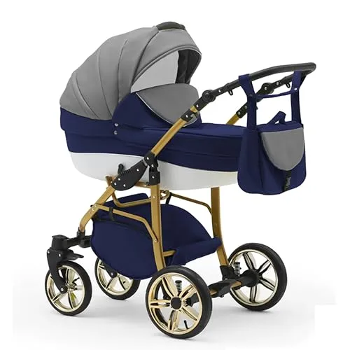 Kinderwagen 2 in 1 Neo Gold inkl. Sportsitz - 13 Teile - in 22 Farben