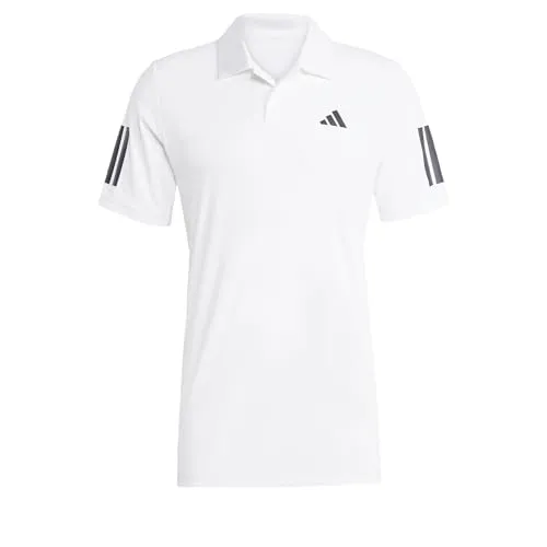 ADIDAS Herren Polo Club Tennis 3-Streifen - Stylisches Poloshirt für Tennis mit 3-Streifen-Design. Die FreeLift Passform sorgt für optimale Bewegungsfreiheit und Komfort auf dem Court. Hergestellt aus recycelten Materialien für ein nachhaltiges Tragegefühl.