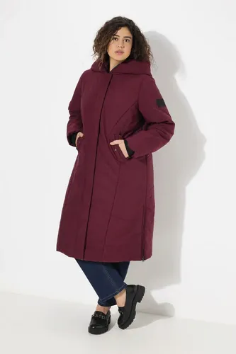 Ulla Popken Wintermantel HYPRAR Puffer-Mantel 2-Wege-Zipper Stehkragen