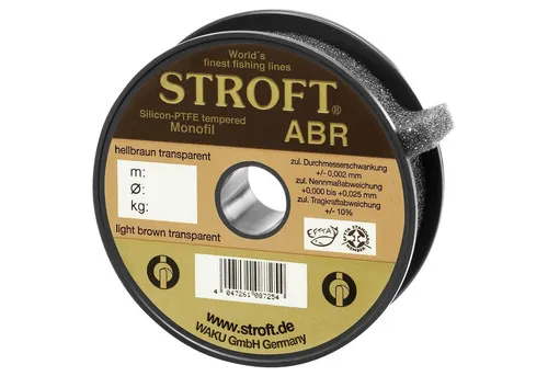 Stroft Angelschnur Schnur STROFT ABR Monofile 100m, 100 m Länge, 0.28 mm Fadendurchmesser, (1-St), 7.3kg Tragkraft