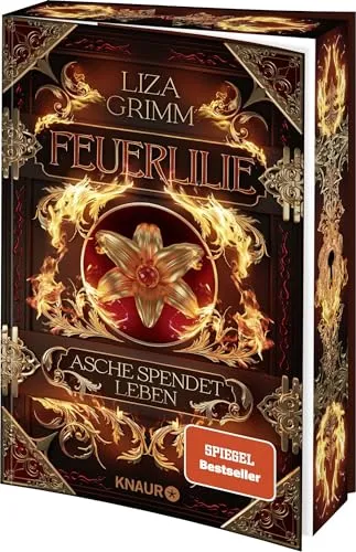 Feuerlilie. Asche spendet Leben: Roman | Limitierte Auflage mit Farbschnitt | Band 2 der High Fantasy-Dilogie um politische Intrigen und Elementarmagie (Die Bücher der Macht, Band 2)