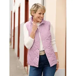 Sieh an! Jerseyweste Steppweste rosa 50