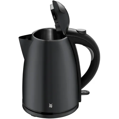 WMF STELIO Wasserkocher 1,7L - Schwarz, 2400W - Wasserkocher in elegantem tiefschwarz mit 1,7L Fassungsvermögen und 2400W Leistung. Sicher und schnell heißes Wasser dank Trockenlauf- und Überhitzungsschutz. Ideal für moderne Küchen!