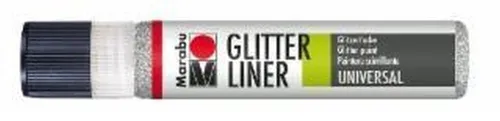 Glitter Liner 25ml silber