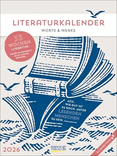 Korsch Literaturkalender Worte & Werke 2026 von Korsch Verlag