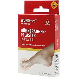 WUNDmed Hühneraugen-Pflaster 02-123 transparent 2,2 x 4,6 cm, 6 St.