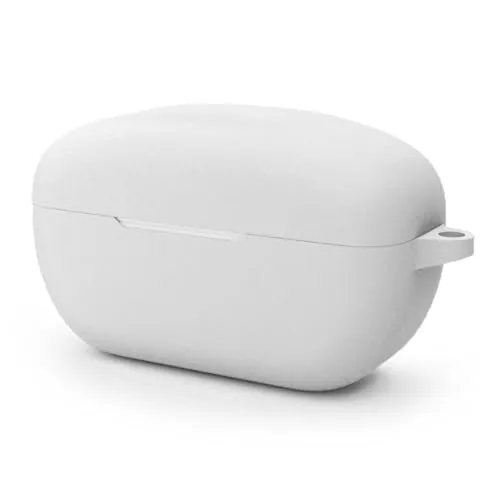 Attach Silikonhülle Schutzhülle Kompatibel mit Sony WF-1000XM4 Kopfhörer Ohrhörer in Weiß