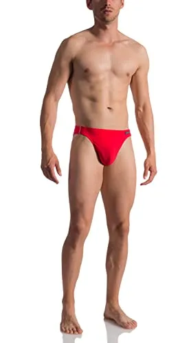 Olaf Benz Herren BLU1200 Badehose, Lips, L - Retroshorts für Herren, aus hochwertigem, schnell trocknendem Jersey mit hohem Elasthan-Anteil für optimalen Tragekomfort.