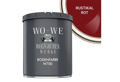 WO-WE Bodenversiegelung Betonfarbe Bodenfarbe Bodenbeschichtung W700, 1-10L, Seidenglänzend