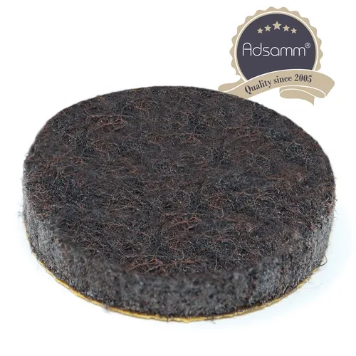 Filzgleiter | Ø 24 mm | Braun | rund | 5.5 mm starke selbstklebende Möbe... 16 x