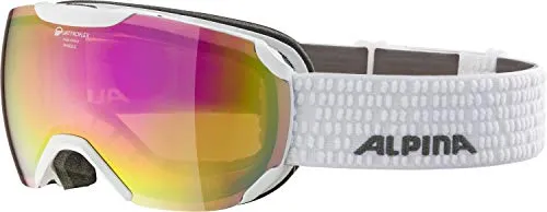 ALPINA PHEOS S Q - Polarisierte Skibrille für Erwachsene - Skibrille mit 100% UV-Schutz und kontrastverstärkenden, stark verspiegelten Scheiben für optimale Sicht und hohen Tragekomfort. Ideal für Skifahrer, die Wert auf Sicherheit und Stil legen.