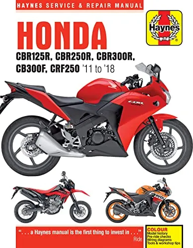 Produktbild Honda CBR125R, CBR250R, CBR300R, CB300F & CRF250 Reparaturanleitung