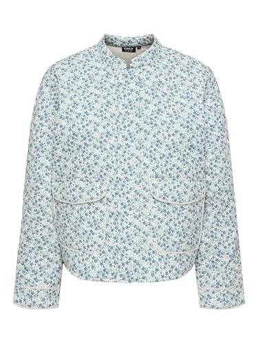 ONLY Female Steppjacke ONLHALLIE - Stylische Steppjacke für Damen mit langem Arm, ideal für kühle Tage. Aus 100% Polyester gefertigt, bietet sie Komfort und ein modernes Design.