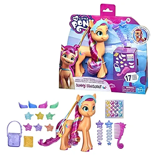 My Little Pony: A New Generation Sunny Starscout – 15 cm Regenbogenmähne Ponyfigur