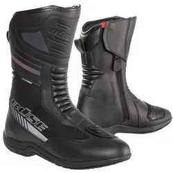 Büse B140 Touring Stiefel schwarz 43 - Motorradstiefel mit Klimamembran, wasser- und winddicht, ideal für lange Touren. Robuste Anti-Rutsch Sohle für besten Grip und Sicherheit.