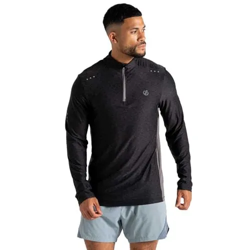 Dare2b Herren Power Up III Trikot Schnell Trocknend Reflektierend Geruchshemmend Gym Workout Top