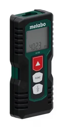 Metabo LD 30 - Laser-Distanzmessgerät, präzise Messungen bis 30m mit 3mm Genauigkeit und praktischer Abschaltautomatik