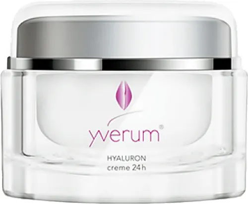 Hyaluron Creme 24h 50 ml - Tagespflege für geschmeidig glatte Wohlfühlhaut, angereichert mit exklusiven Ölen für intensive Feuchtigkeit und langanhaltende Pflege.