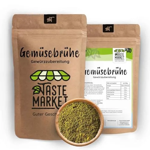 Gemüsebrühe 2 kg Gemüsebrühe | Vegan | Ohne künstliche Zusätze | Ohne Hefe | Ohne Palmfett | Ohne Glutamat | Brühe