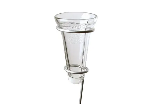 Esschert Regenmesser zink - Regenmesser aus robustem Zink, perfekt zur genauen Messung von Niederschlägen im Garten oder auf dem Balkon.
