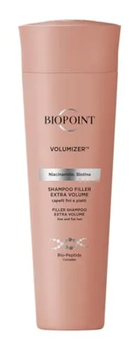 Biopoint Volumizer Shampoo für feines Haar, Filler Extra Volumen, für voluminöses und volles Haar, 200 ml