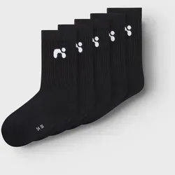 Name It Socken NKNLARIS 5P SOCK NOOS (Packung, 5-Paar) schwarz 37 (39)